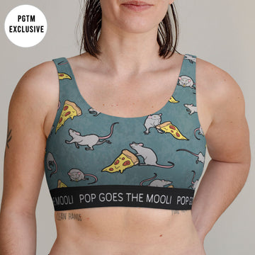 Pizza Rat Bralette
